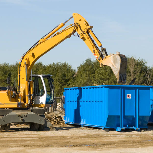 are there any restrictions on where a residential dumpster can be placed in Harper Woods Michigan